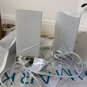 John Lewis Anyday Cara Glass Touch Lamps, Set of 2 Ex-Display