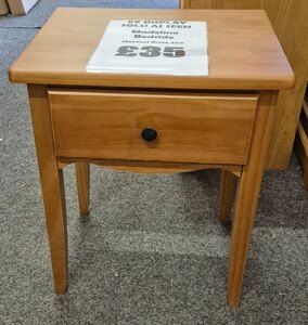 Madeline 1 Drawer Bedside Table Ex-Display