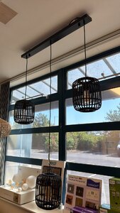 Ex-Display Endon Ceiling Mathias 3lt Linear Pendant Matt Black