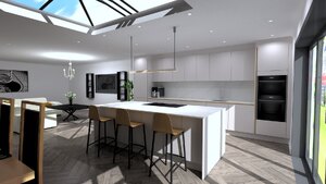 Ex-Display German Kitchen Cancelled Order Brand New for 5m Extension with Island