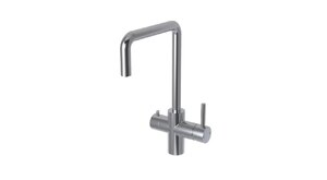 3 In 1 Tap Dual Handle Instant Hot Tap Chrome Homebase Fionn - Ex-Display Boxed