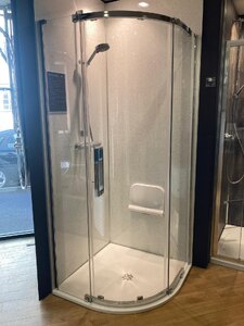 Ex-Display Crosswater Chrome Asura 8 900mm Quad Single Slider Shower