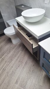 800mm Scudo Wall Mounted Vanity Unit With Sit On Basin - Ex-Display