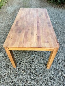 Oak Furnitureland Noah Mango Solid Wood Ex-Display 6ft Dining Table