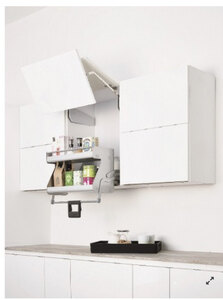Kessebohmer 500mm Double Tier I Move Silver Lacquer Kitchen Storage Ex-Display