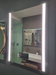 HiB Fold LED Bathroom Mirror 600 x 800mm Ex-Display