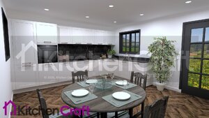 Hacker Shaker Roma Kitchen, White, Brand New