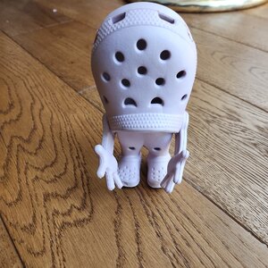 Mini Pink Croc Man Figure - Ex Shop Display