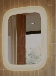 HiB Cassini Curve 600mm x 800mm Deep Border LED Mirror - Ex-Display