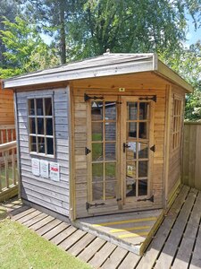 8 x 8 Corner Belvoir Summerhouse (Ex-Display)