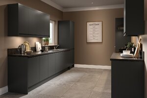 J Pull Matt Graphite Kitchen Units with Free Design Service