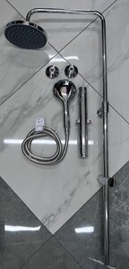 Triton Gloss Chrome Wall-mounted Diverter Thermostatic Mixer Shower - Ex-Display