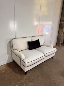 Ex-Display Dusk Cream 2 Seater Sofa - Delivery Available