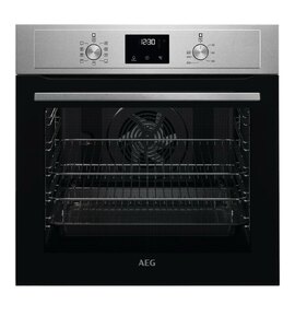AEG BEX335011M Single Electric Built-In Oven, Stainless Steel – Ex-Display