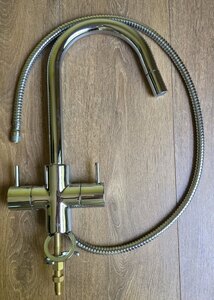 Wix Chrome Flexi Hose Kitchen Tap Ex-Display New Never Used