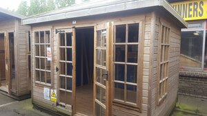 10 x 8 Square Belvoir Summerhouse Ex-Display