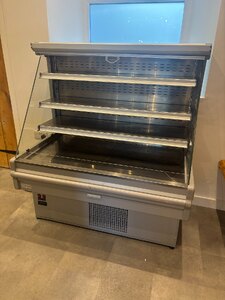 Zoin Multideck Display Chiller, 120cm Wide, Chrome, Mint Condition, Ex-Display