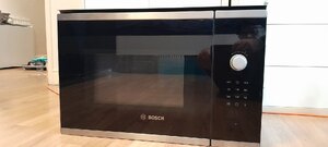 Bosch Series 4 Built-In Microwave Oven Stainless Steel Bel553Ms0b Ex-Display