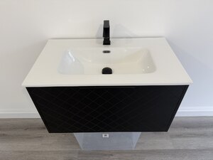 800mm Mylife Wall Hung Vanity Basin With Tap And Waste Ex-Display