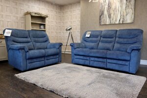 G Plan Malvern Ledbury Ex-Display Classic Back 3 & 2 Seat Sofa Set