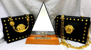 Gianni Versace Vintage Ex-Display 1990s Triangle Mirror