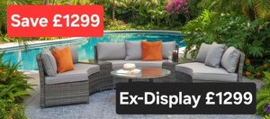 Ex-Display Juliet Rattan Corner Sofa Set