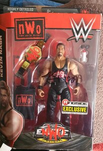 WWE Ringside Exclusive Wolfpac Kevin Nash Ex-Display Signed Autographed Action Figure