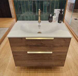 Ex-Display Tissino Cosenza Vanity Unit 800mm Natural Oak