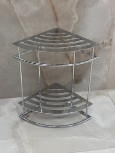 Miller Corner 2 Tier Shower Tray 863C - Chrome - Ex-Display