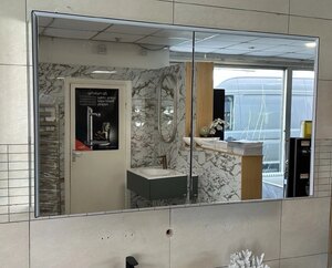 Ex-Display LED Mirror Cabinet 1200 (Damage Shown in Images)