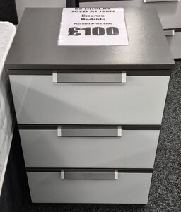 Rauch Essensa 3 Drawer Bedside Table (Ex-Display)