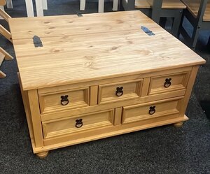 Corona 5 Drawer Pine Storage Chest Ex-Display