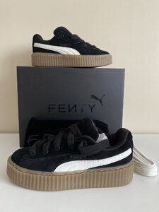 Puma X Fenty Creeper Phatty - UK Junior Size 3 - Black/White/Gum - Ex-Display