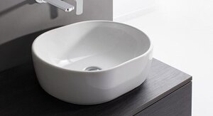 Ex-Display - Crosswater Pearl 45x35cm Surface Mounted Basin (CT05823UCW)