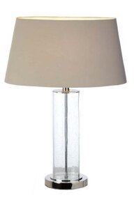 Rv Astley Darwin Glass Table Lamp Chrome Ex-Display