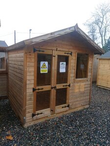 8 X 6 Budget Plain Summerhouse (Ex-Display)