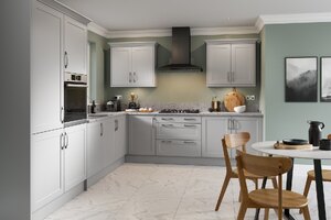 Shaker Light Grey Kitchen Unit Set Ready Assembled Free Design Service