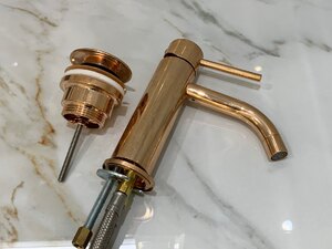 Tissino Parina Rose Gold Basin Mixer - Ex-Display