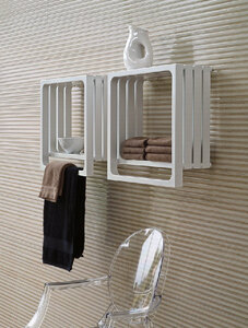 Ex-Display Tubes Montecarlo Square Electric Radiator - White, 500mm x 500mm