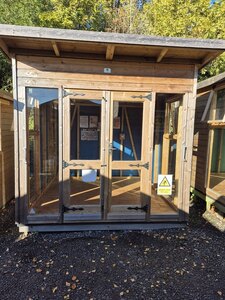 8 X 8 Pent Studio Summerhouse (Ex-Display)