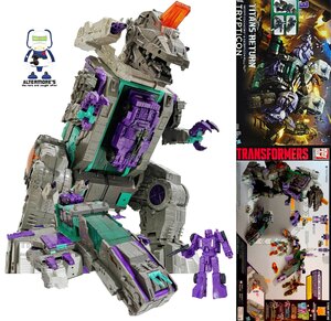 Transformers Hasbro Titans Return Titan Class Trypticon Ex-Display Action Figure