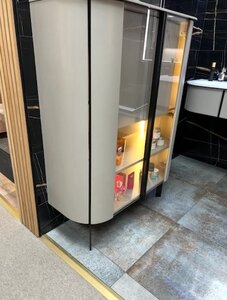 Burgbad Ex-Display Tall Bathroom Cabinet