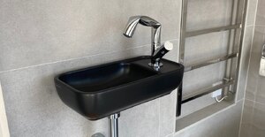 Ex-Display Flaminia Pass Basin and Io 2.0 Wc Suite in Graphite Black