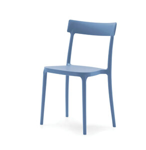 Connubia Calligaris Argo Dining Chair, Matt Sky Blue, Ex-Display Excellent
