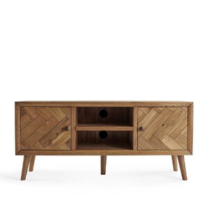 Oak Furnitureland Parquet Large TV Unit In Good Condition Ex-Display Collection