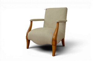 Bergere Chair Fabric Accent Armchair Occasional Fireside