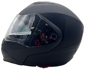 GSB G-339 Full Face Motorcycle Helmet Matt Black Size M