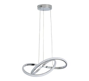 Chrome Pendant Ceiling Light LED Infinity Boston Homebase - Ex-Display Unboxed