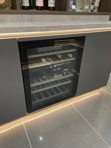 Blaupunkt 5WK820FF0L Under-Counter Wine Fridge, 53 Bottles, Dual Zone, Ex-Display