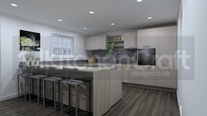 Hacker Hampton Ash Shaker Kitchen in Natural Umber